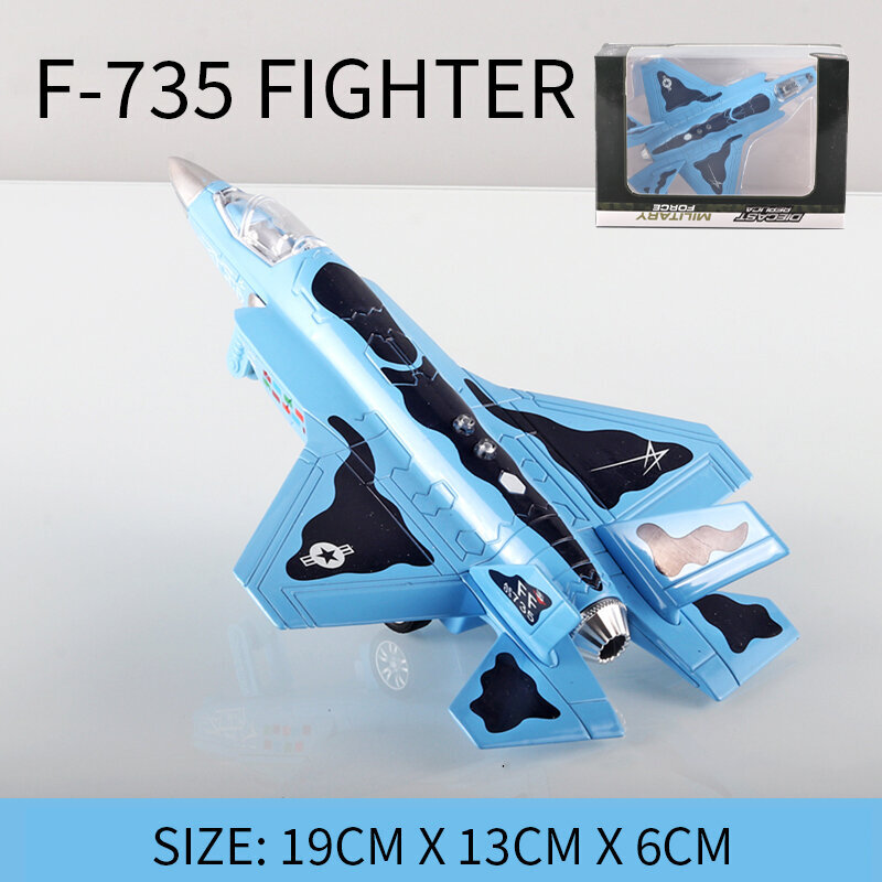 F-835 F-735 metalliseos lentokonemalli Fighter Diecast Metal Lelu Helikopteri Static Collection Ornament Lasten Lahja Pojille Lahja hinta ja tiedot | Pienoismallit | hobbyhall.fi