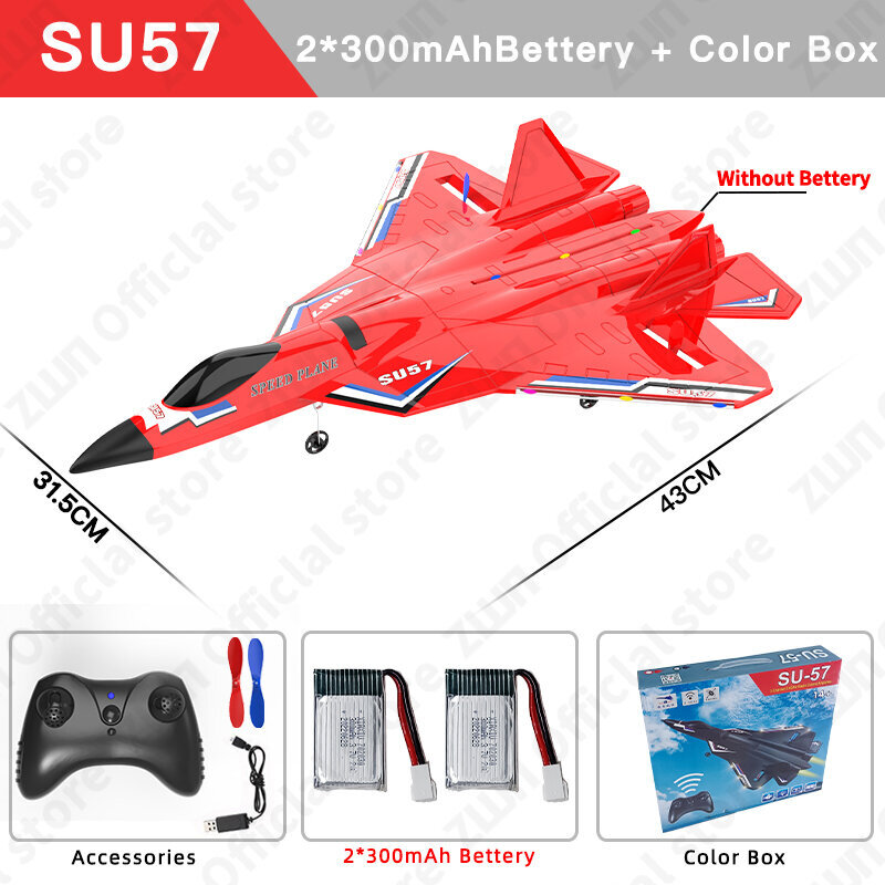 RC-lentokone SU35 2.4G LED-valoilla Lentokoneen kaukosäädin Lentävä malli Purjelentokone SU57 EPP-vaahtolelut lapsille Lahjat hinta ja tiedot | Pienoismallit | hobbyhall.fi