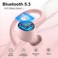 Csasan V90 langattomat Bluetooth-kuulokkeet, väri on pinkki hinta ja tiedot | Kuulokkeet | hobbyhall.fi