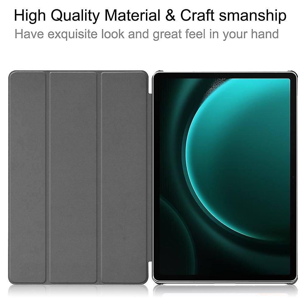 Apricot Flower Jsm Pu Leather Smart Case On Yhteensopiva Samsung Galaxy Tab S9 Fe+ 12.4:N Kanssa hinta ja tiedot | Puhelimen kuoret ja kotelot | hobbyhall.fi