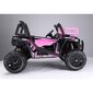 Lasten sähköauto, kaksipaikkainen Jeep JS360, pinkki hinta ja tiedot | Lasten sähköautot | hobbyhall.fi