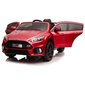 Lasten sähköauto, yksipaikkainen Ford Focus RS, punainen hinta ja tiedot | Lasten sähköautot | hobbyhall.fi