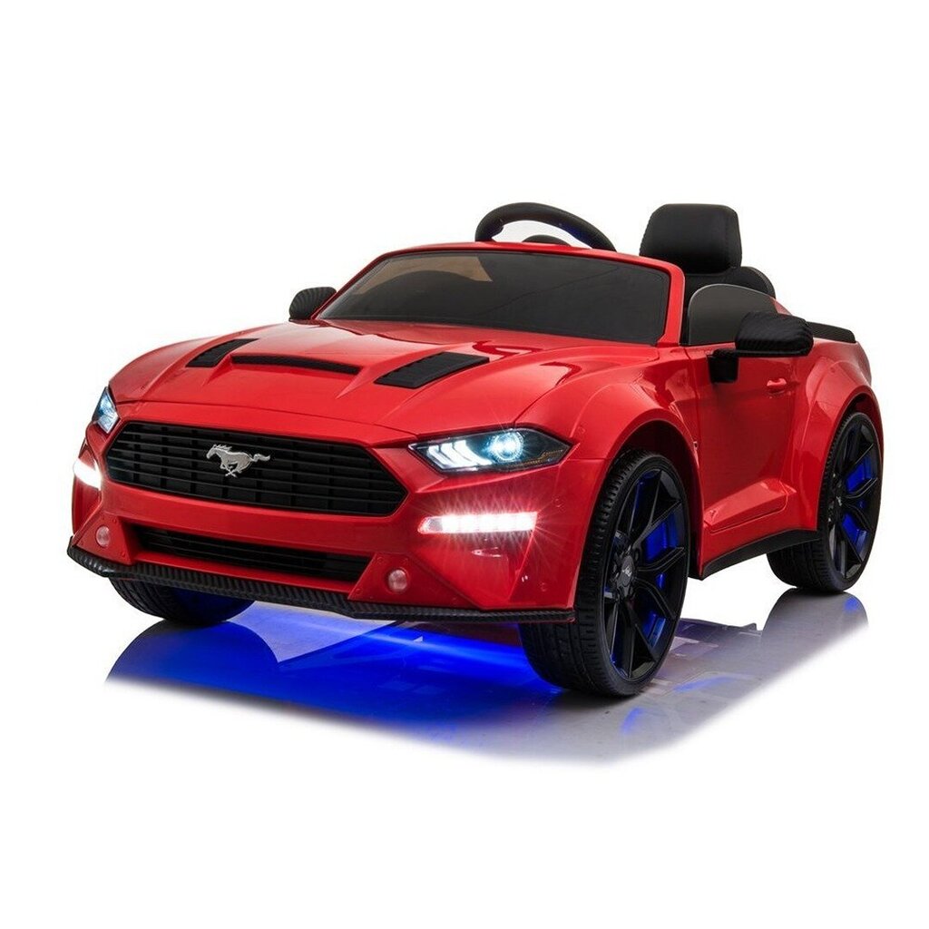 Lasten sähköauto, yksipaikkainen Ford Mustang GT, punainen hinta ja tiedot | Lasten sähköautot | hobbyhall.fi