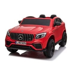 Sähköauto lapsille kaksipaikkainen Mercedes GLC 63S QLS, punainen hinta ja tiedot | Lasten sähköautot | hobbyhall.fi