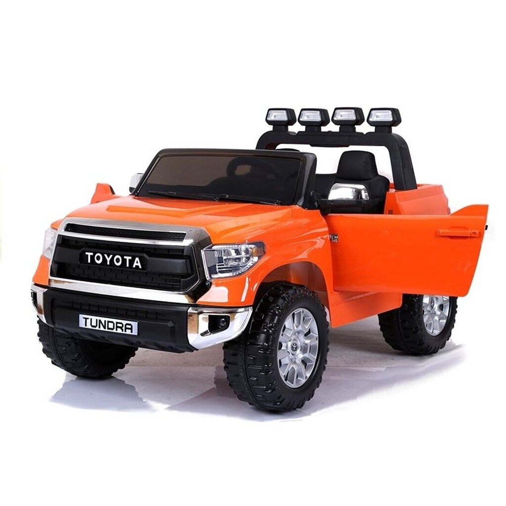 Sähköauto lapsille kaksipaikkainen Toyota Tundra, oranssi hinta ja tiedot | Lasten sähköautot | hobbyhall.fi