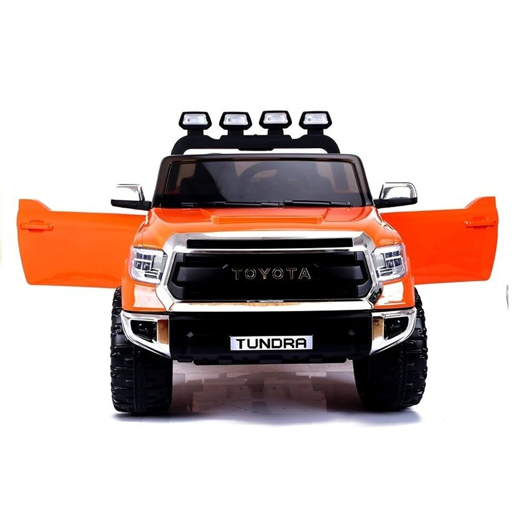 Sähköauto lapsille kaksipaikkainen Toyota Tundra, oranssi hinta ja tiedot | Lasten sähköautot | hobbyhall.fi