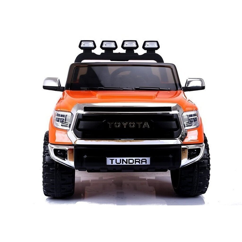 Sähköauto lapsille kaksipaikkainen Toyota Tundra, oranssi hinta ja tiedot | Lasten sähköautot | hobbyhall.fi