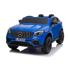 Sähköauto lapsille kaksipaikkainen Mercedes GLC 63S QLS, sininen hinta ja tiedot | Lasten sähköautot | hobbyhall.fi