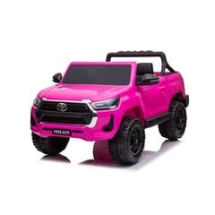 Sähköauto lapsille kaksipaikkainen Toyota Hilux DK-HL860, pinkki hinta ja tiedot | Lasten sähköautot | hobbyhall.fi