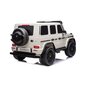 Sähköauto lapsille kaksipaikkainen Mercedes G63 XXL, valkoinen hinta ja tiedot | Lasten sähköautot | hobbyhall.fi