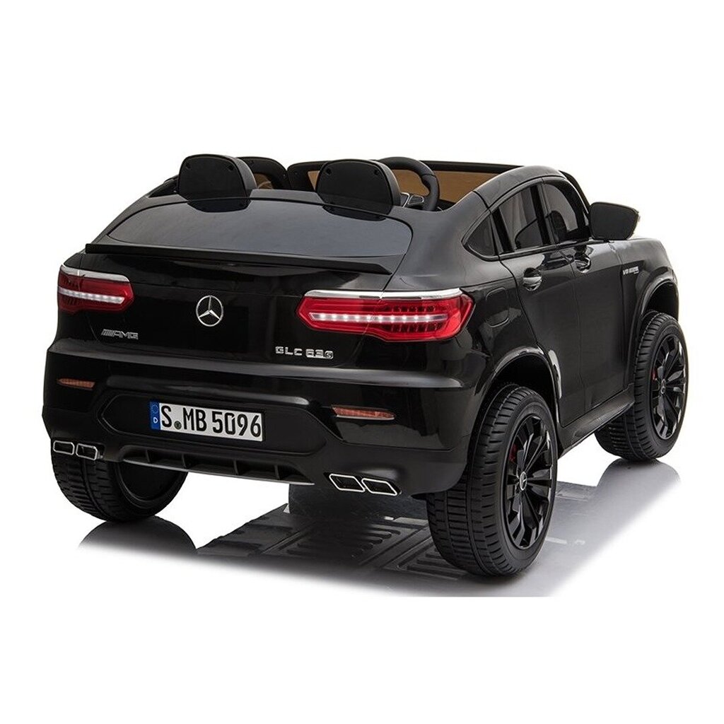 Sähköauto lapsille kaksipaikkainen Mercedes GLC 63S QLS MP4, musta hinta ja tiedot | Lasten sähköautot | hobbyhall.fi