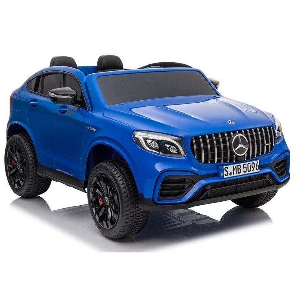 Sähköauto lapsille kaksipaikkainen Mercedes GLC 63S QLS MP4, sininen hinta ja tiedot | Lasten sähköautot | hobbyhall.fi