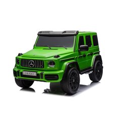 Sähköauto lapsille kaksipaikkainen Mercedes G63 XXL, vihreä hinta ja tiedot | Lasten sähköautot | hobbyhall.fi