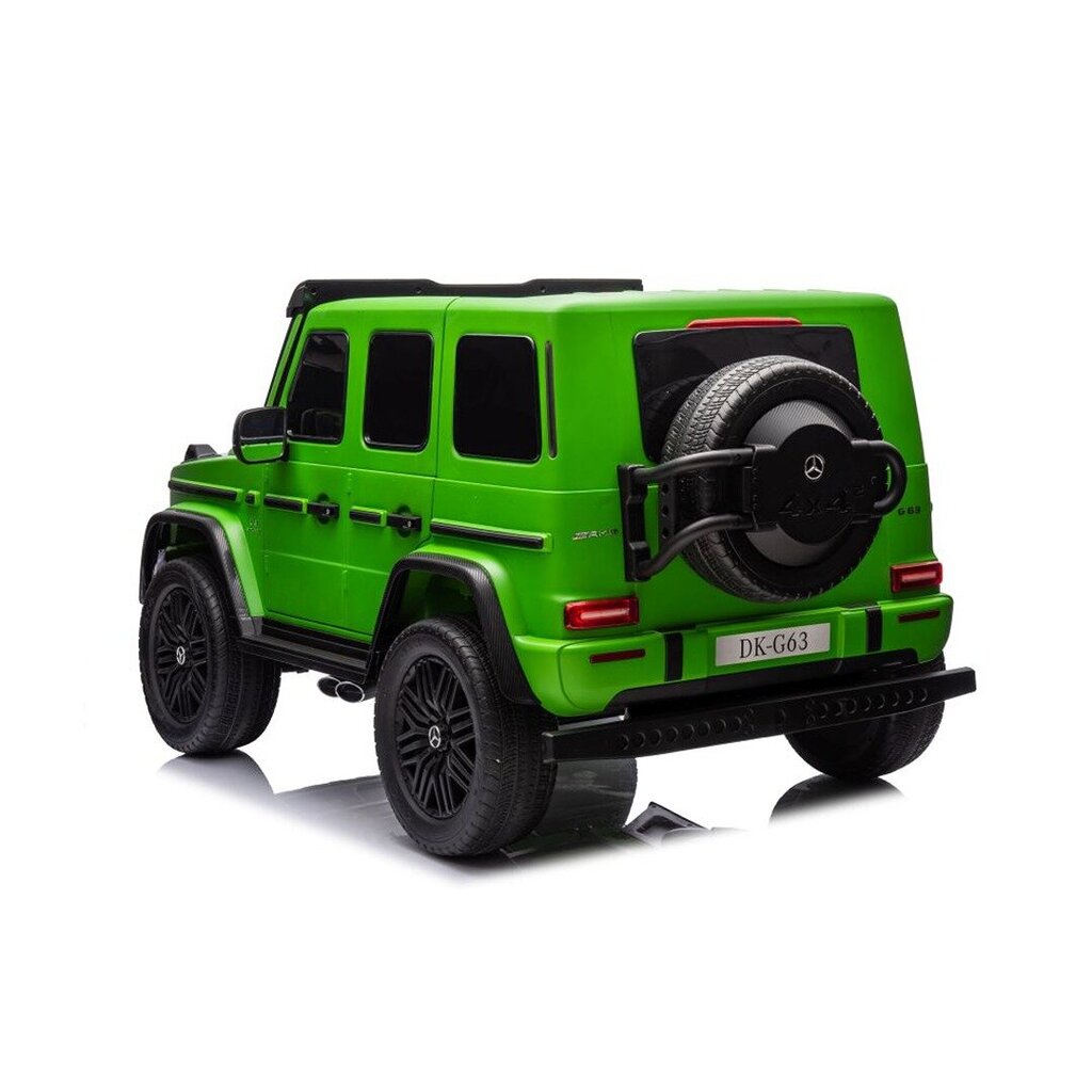 Sähköauto lapsille kaksipaikkainen Mercedes G63 XXL, vihreä hinta ja tiedot | Lasten sähköautot | hobbyhall.fi