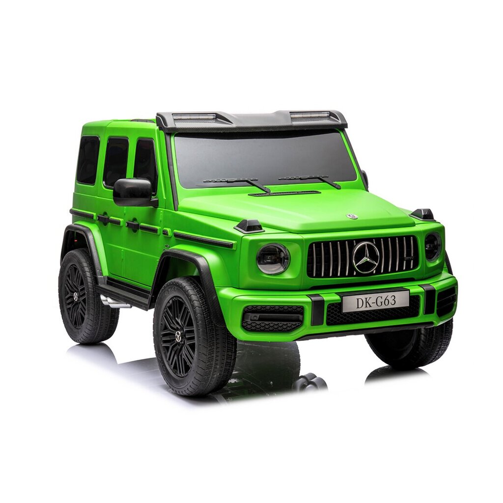 Sähköauto lapsille kaksipaikkainen Mercedes G63 XXL, vihreä hinta ja tiedot | Lasten sähköautot | hobbyhall.fi