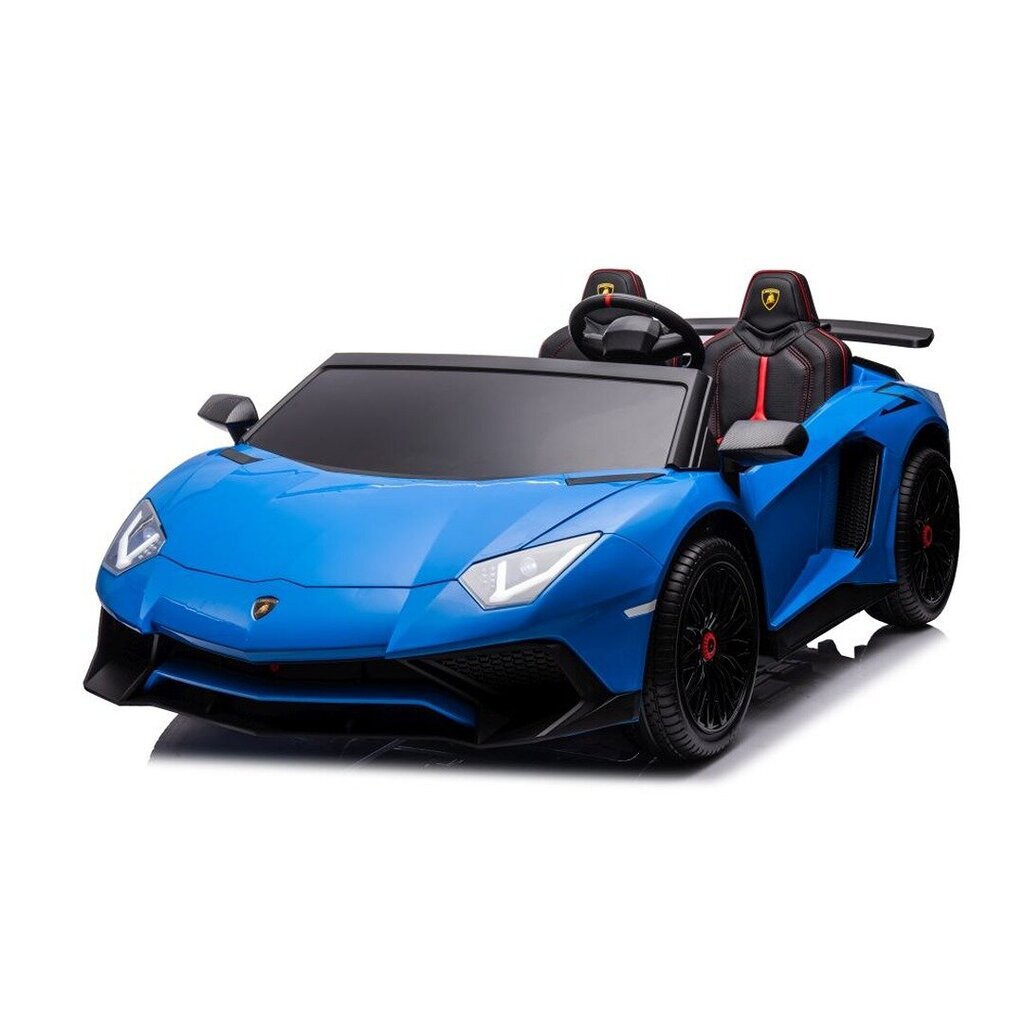 Sähköauto lapsille kaksipaikkainen Lamborghini XXL A8803, sininen hinta ja tiedot | Lasten sähköautot | hobbyhall.fi