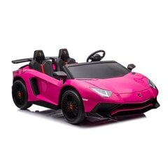 Sähköauto lapsille kaksipaikkainen Lamborghini XXL A8803, pinkki hinta ja tiedot | Lasten sähköautot | hobbyhall.fi