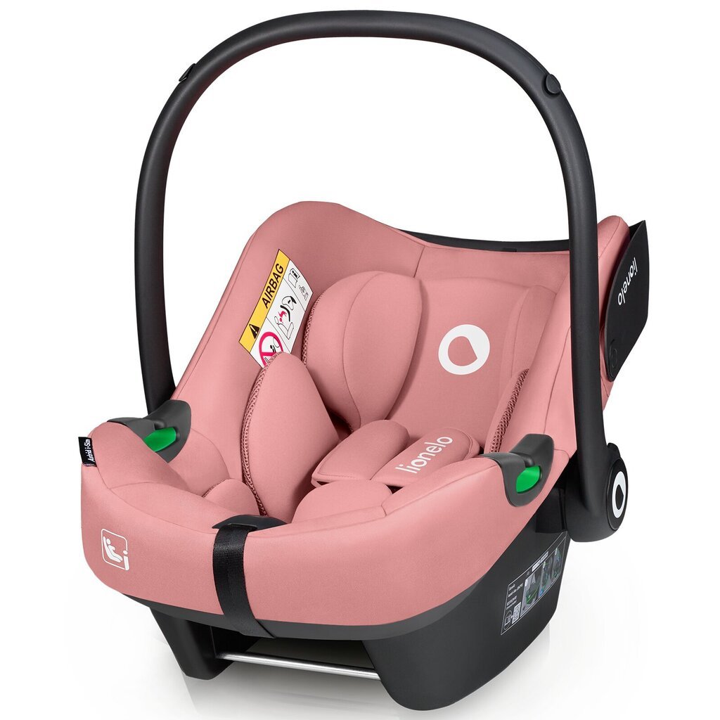 Auton istuin Lionelo Astrid I-Size, 0-13 kg, pinkki hinta ja tiedot | Turvaistuimet | hobbyhall.fi