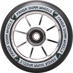 Skootterin pyörä Panda Spoked V2 100MM Scooter Wheel Chrome hinta ja tiedot | Potkulaudat | hobbyhall.fi