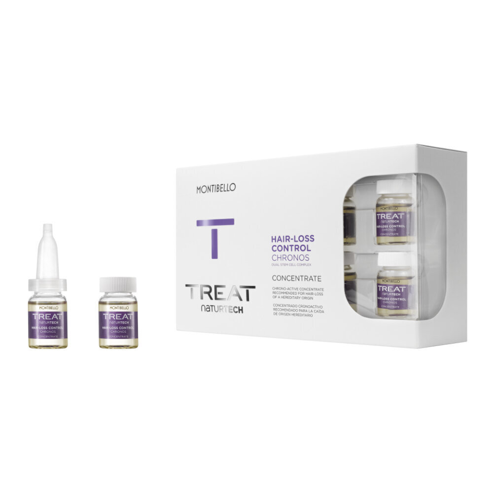 Ravitseva tiiviste hiuksille Montibello Treat Naturtech Hair-Loss Control, 10 x 7 ml hinta ja tiedot | Hiusnaamiot, öljyt ja seerumit | hobbyhall.fi