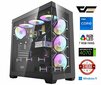 MULTI GAMING Core i7-13700F 32GB 256GB SSD NVME RTX 4070 Windows 11 hinta ja tiedot | Pöytätietokoneet | hobbyhall.fi