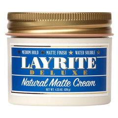 LAYRITE LUONNOLLINEN MATTE CREAM - Luonnollinen mattapomade hiuksille 120 g hinta ja tiedot | Kampaamotuotteet | hobbyhall.fi