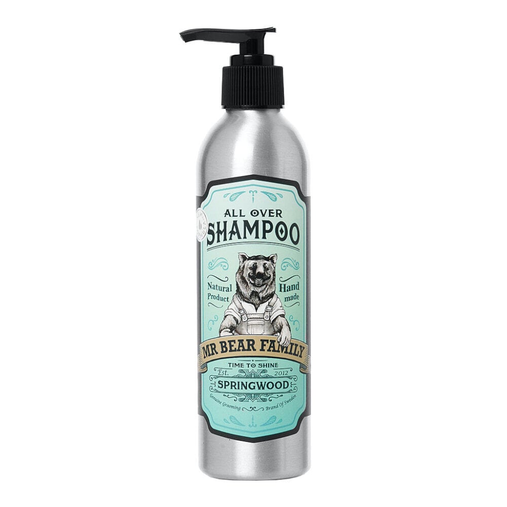 HERRA KARHUPERHE Hiustenhoitosampoo Springwood 250 ml hinta ja tiedot | Shampoot | hobbyhall.fi