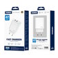 Jellico EU19 GaN 40W PD Yleinen Älykäs Laite Super Fast Charger 2x USB-C PD 20W Valkoinen hinta ja tiedot | Puhelimen laturit | hobbyhall.fi