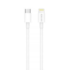 Jellico EU19 GaN 40W PD Universaali Super Nopea Laturi 2x USB-C / USB-C to Lightning 1m Kaapeli Valkoinen hinta ja tiedot | Jellico Autotuotteet | hobbyhall.fi