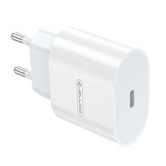 Jellico AK-200 PD 20W Älykäs iPhone & iPad Yleinen Nopea Laturi 1x USB-C (5-12V) Valkoinen hinta ja tiedot | Puhelimen laturit | hobbyhall.fi