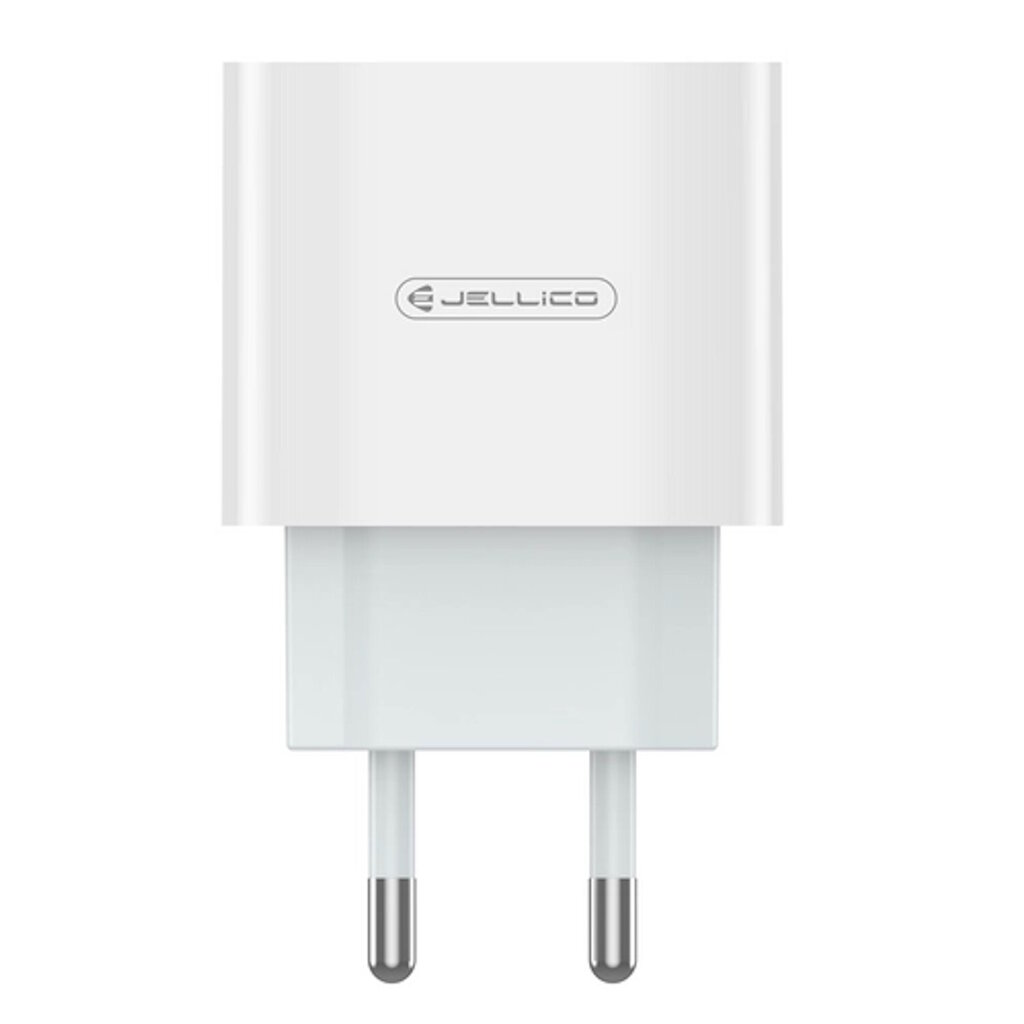 Jellico AK-200 PD 20W Älykäs iPhone & iPad Yleinen Nopea Laturi 1x USB-C (5-12V) Valkoinen hinta ja tiedot | Puhelimen laturit | hobbyhall.fi