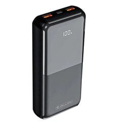 Jellico P29 20000mAh Nopea Power Bank Laturi 2x USB QC 22.5W / PD USB-C 20W Ulostulo Musta hinta ja tiedot | Varavirtalähteet | hobbyhall.fi