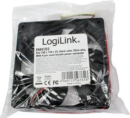 LogiLink FAN103 hinta ja tiedot | Tietokoneen tuulettimet | hobbyhall.fi