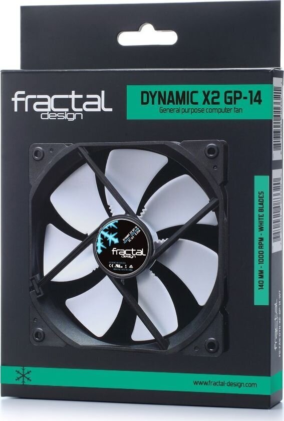 Fractal Design FD-FAN-DYN-X2-GP14-PWM-WT hinta ja tiedot | Tietokoneen tuulettimet | hobbyhall.fi