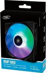 Deepcool DP-FRGB-RF120-1C hinta ja tiedot | Tietokoneen tuulettimet | hobbyhall.fi