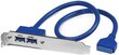 StarTech (USB3SPLATE) hinta ja tiedot | Ohjain- ja laajennuskortit | hobbyhall.fi