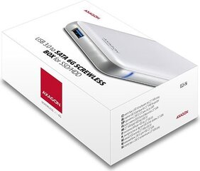 Axagon EE25-S6 HDD / SSD kotelo Valkoinen 2.5 hinta ja tiedot | Komponenttien lisätarvikkeet | hobbyhall.fi
