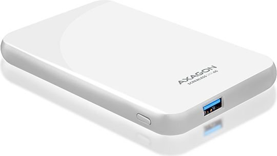 Axagon EE25-S6 HDD / SSD kotelo Valkoinen 2.5 hinta ja tiedot | Komponenttien lisätarvikkeet | hobbyhall.fi