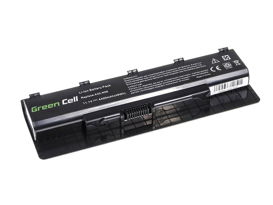 Green Cell Laptop Battery for Asus G56 N46 N56 N56DP N56V N56VM N56VZ N76 hinta ja tiedot | Kannettavien tietokoneiden akut | hobbyhall.fi