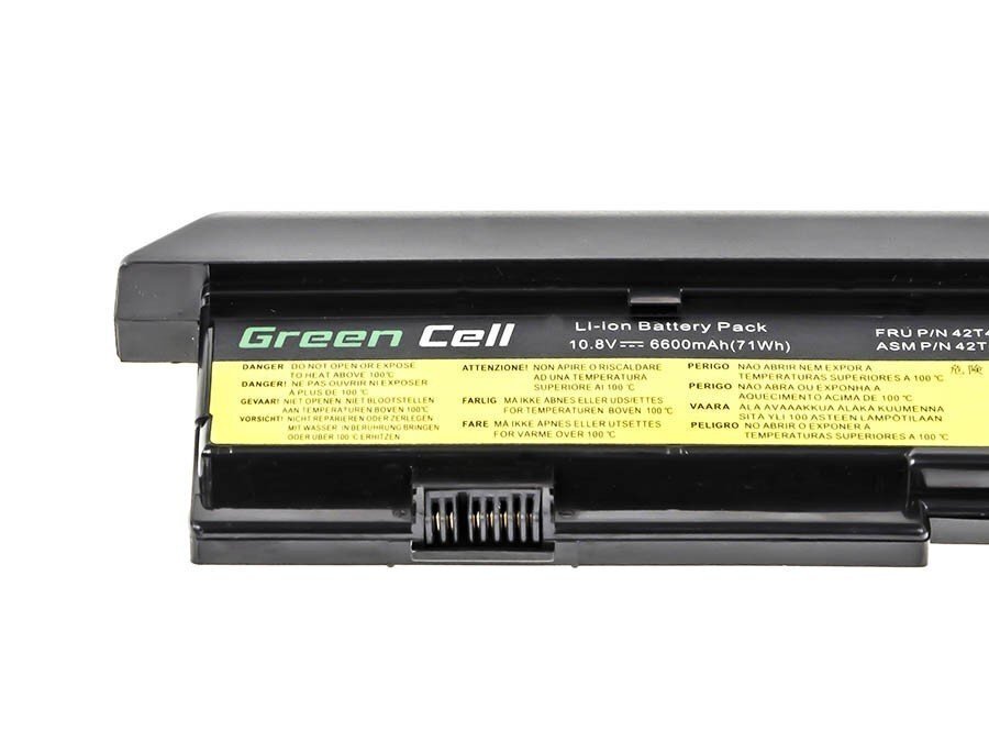 Green Cell Laptop Battery for IBM Lenovo ThinkPad X200 X201 X201i hinta ja tiedot | Kannettavien tietokoneiden akut | hobbyhall.fi