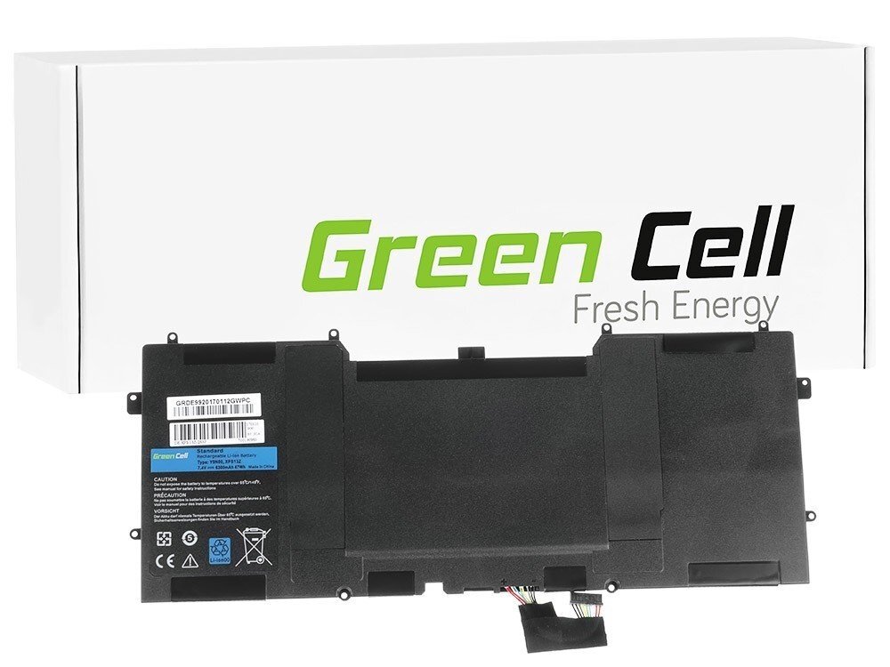 Green Cell Laptop Battery for Dell XPS 13 9333 L321x L322x XPS 12 9Q23 9Q33 L221x hinta ja tiedot | Kannettavien tietokoneiden akut | hobbyhall.fi