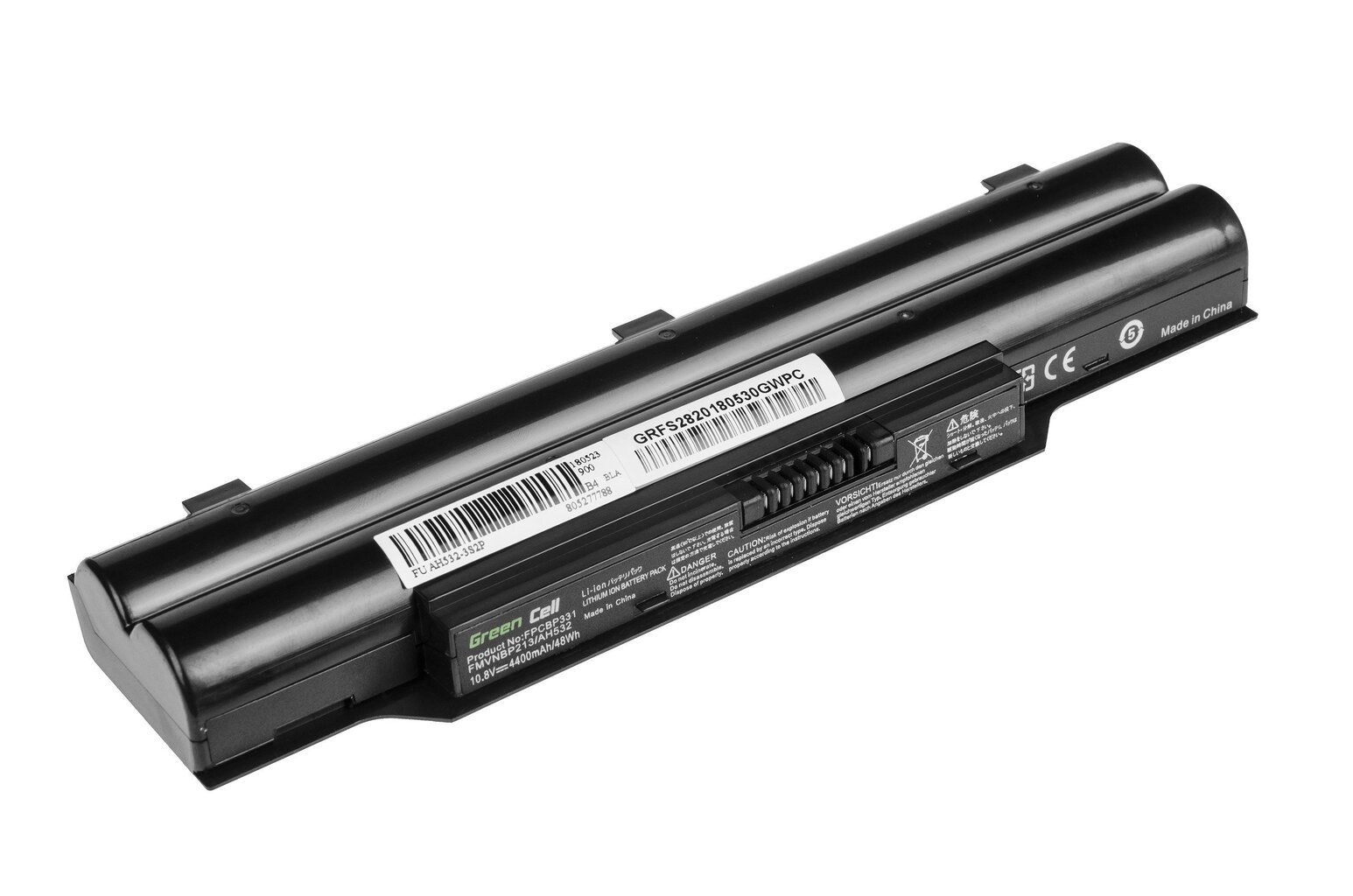 Green Cell Laptop Battery FPCBP331 FMVNBP213 Fujitsu Lifebook A532 AH532 hinta ja tiedot | Kannettavien tietokoneiden akut | hobbyhall.fi