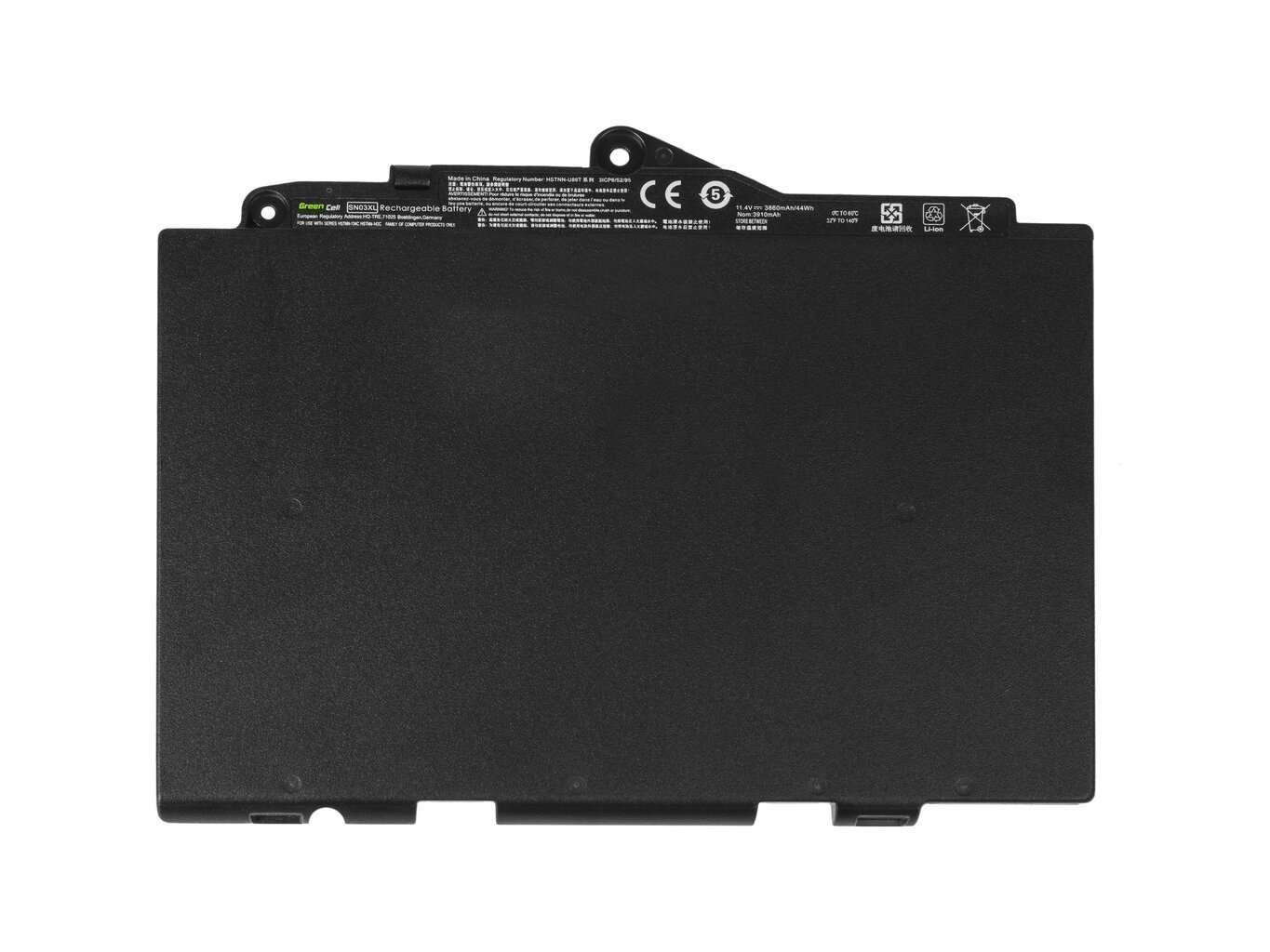 Green Cell Laptop Battery SN03XL HP EliteBook 725 G3 820 G3 hinta ja tiedot | Kannettavien tietokoneiden akut | hobbyhall.fi