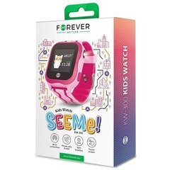 Forever GPS-älykello lapsille See Me KW-300, vaaleanpunainen hinta ja tiedot | Älykellot | hobbyhall.fi