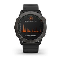 Garmin Fenix 6X Pro Solar, musta hinta ja tiedot | Älykellot | hobbyhall.fi