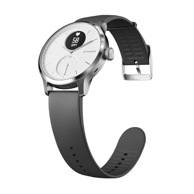 Withings ScanWatch (42 mm) White hinta ja tiedot | Älykellot | hobbyhall.fi