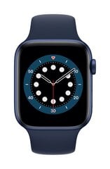 Apple Watch Series 6 GPS (44mm) - M00J3, Deep Navy Blue hinta ja tiedot | Älykellot | hobbyhall.fi