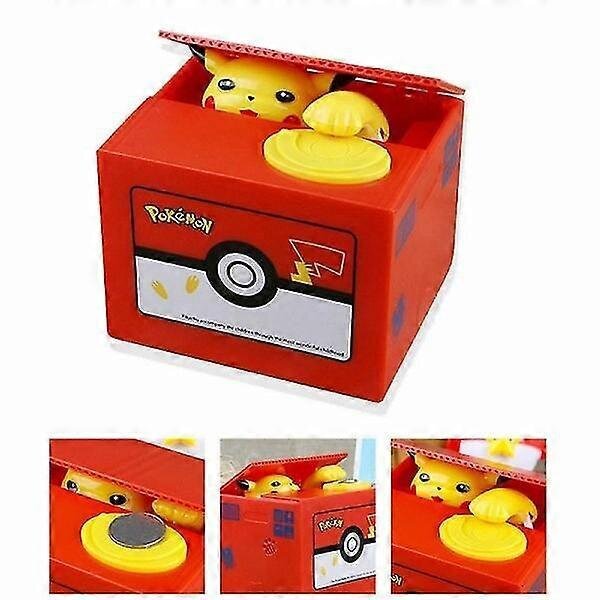 Pu Coin Bank Coin Collection Possun koko 4,96 x 4,29 x 4,29 tuumaa, keltainen hinta ja tiedot | Hauskat säästölippaat | hobbyhall.fi