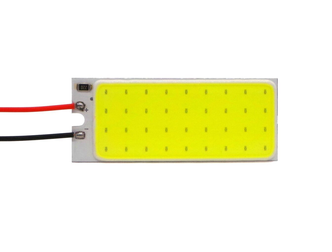 50x20 LED COB paneeli 12V W5W, C5W, BA9S, T10, SV8.5, T4W 500lm, 1 kpl. hinta ja tiedot | Polttimot | hobbyhall.fi