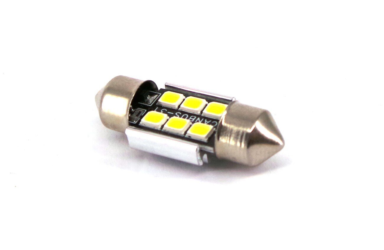 C3W, C5W LED SV8.5 12-24V Canbus, 31mm 220lm, 1 kpl. hinta ja tiedot | Polttimot | hobbyhall.fi